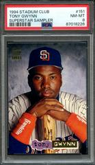Tony Gwynn [Superstar Sampler] #151 Baseball Cards 1994 Stadium Club Prices