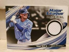 Bobby Witt Jr. [Black] Baseball Cards 2023 Topps Series 2 Major League Material Relics Prices