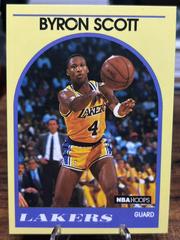 Byron Scott #48 Basketball Cards 1990 Hoops Superstars Prices