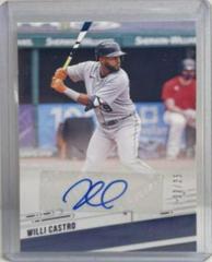 Willi Castro [Purple] Baseball Cards 2021 Panini Chronicles Prestige Autographs Prices