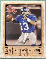 Kurt Warner [Black] #24 Football Cards 2004 Fleer Sweet Sigs Prices