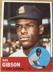 Bob Gibson Baseball Cards 1963 Topps Prices
