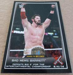 Bad News Barrett #12 Wrestling Cards 2015 Topps WWE Road to Wrestlemania Prices
