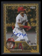 Logan O'Hoppe #CGA-LO Baseball Cards 2023 Topps Gilded Collection Chrome Gold Etch Autographs Prices