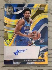 Aaron Wiggins [Asia Gold] Basketball Cards 2021 Panini Spectra Aspiring Autographs Prices