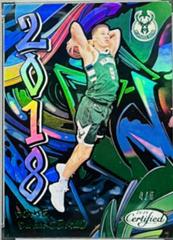 Donte DiVincenzo [Mirror Green] Basketball Cards 2018 Panini Certified Prices