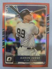 Aaron Judge [Red] Baseball Cards 2017 Panini Donruss Optic Prices