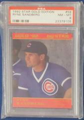 Ryne Sandberg #58 Baseball Cards 1992 Star Gold Edition Prices
