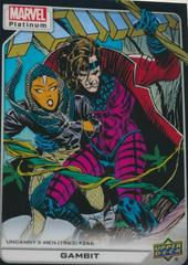 Gambit [Black Rainbow] #120 Marvel 2023 Upper Deck Platinum Prices