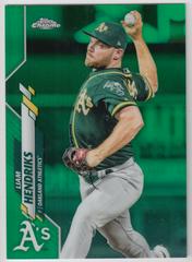 Liam Hendriks [Green Refractor] #2 Baseball Cards 2020 Topps Chrome Prices