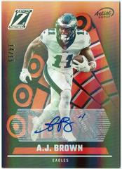 A. J. Brown [Autograph Artist Proof Silver] #21 Football Cards 2022 Panini Zenith Prices