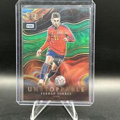 Ferran Torres [Green] #14 Soccer Cards 2022 Panini Select FIFA Unstoppable Prices