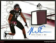 Mike Evans [Autograph Patch] #230 Football Cards 2014 SP Authentic Prices