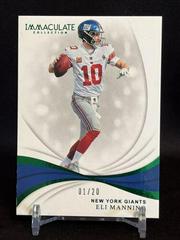 Eli Manning [Emerald] #67 Football Cards 2019 Panini Immaculate Collection Prices