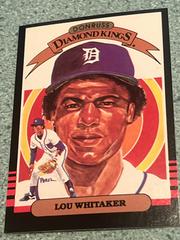 Lou Whitaker [Diamond Kings] Baseball Cards 1985 Donruss Prices