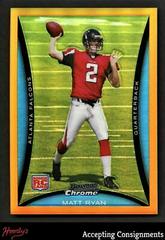 Matt Ryan [Orange Refractor] #BC59 Football Cards 2008 Bowman Chrome Prices
