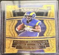 Tutu Atwell [Gold] #RS-22 Football Cards 2021 Panini Select Rookie Selections Prices