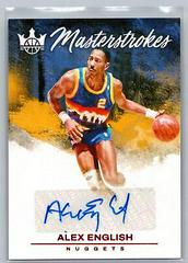 Alex English [Ruby] #17 Basketball Cards 2023 Panini Court Kings Masterstrokes Prices