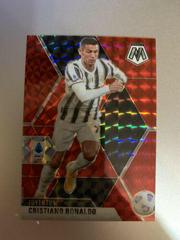 Cristiano Ronaldo [Red Mosaic] #59 Soccer Cards 2020 Panini Mosaic Serie A Prices