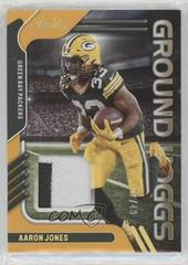 Aaron Jones [Gold] #GH-14 Football Cards 2022 Panini Absolute Ground Hoggs Materials Prices