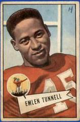 Emlen Tunnell #39 Football Cards 1952 Bowman Small Prices