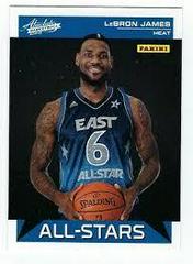 Lebron James [All Stars] Basketball Cards 2012 Panini Absolute Prices