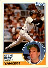 Steve Kemp Baseball Cards 1983 Topps Traded Prices