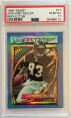 Anthony Miller [Refractor] #23 Football Cards 1994 Topps Finest Prices