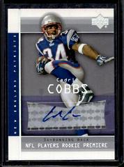 Cedric Cobbs Football Cards 2004 Upper Deck Rookie Premiere Autograph Prices