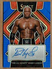 The All Mighty Bobby Lashley [Blue Prizm] #SG-BLH Wrestling Cards 2022 Panini Select WWE Signatures Prices