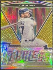 Jose Altuve [Gold] Baseball Cards 2021 Panini Flawless Prices