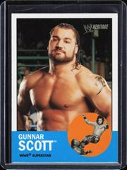 Gunnar Scott Wrestling Cards 2006 Topps Heritage II WWE Prices