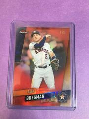 Alex Bregman [Red Refractor] #92 Baseball Cards 2019 Topps Finest Prices
