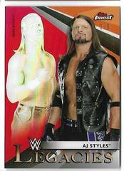 AJ Styles [Red] Wrestling Cards 2021 Topps Finest WWE Prices