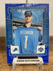 Aidan Hutchinson [True Blue] #DC-11 Football Cards 2022 Panini Rookies & Stars Draft Class Prices