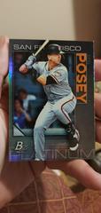 Buster Posey [Orange] #63 Baseball Cards 2020 Bowman Platinum Prices