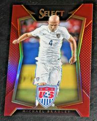 Michael Bradley [Blue Jersey Red Prizm] Soccer Cards 2015 Panini Select Prices