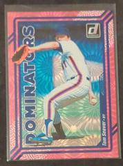 Tom Seaver [Pink Fireworks] #D12 Baseball Cards 2023 Panini Donruss Dominators Prices