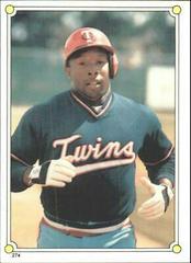 Kirby Puckett #274 Baseball Cards 1987 Topps Stickers Prices
