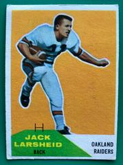 Jack Larsheid #41 Football Cards 1960 Fleer Prices