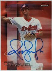 Omar Vizquel [Red Refractor] #FA-OV Baseball Cards 2016 Topps Finest Autographs Prices