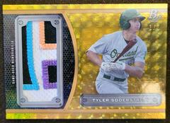 Tyler Soderstrom Baseball Cards 2022 Bowman Platinum Patches Prices
