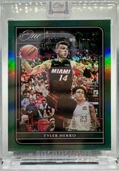 Tyler Herro [Green] Basketball Cards 2021 Panini One and One Prices