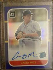 Casey Mize [Purple] #87RR-CM Baseball Cards 2021 Panini Donruss Optic Retro 1987 Rated Rookie Signatures Prices