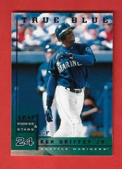Ken Griffey Jr. [True Blue] Baseball Cards 1998 Leaf Rookies & Stars Prices