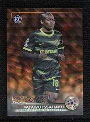 Fatawu Issahaku [Orange Wave] #52 Soccer Cards 2022 Stadium Club Chrome UEFA Competitions Prices