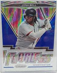 Josh Bell [Blue Wave] #FR-19 Baseball Cards 2021 Panini Prizm Fearless Prices