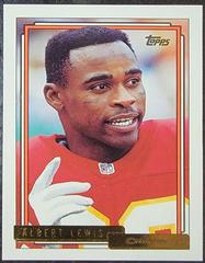 Albert Lewis #474 Football Cards 1992 Topps Gold Prices