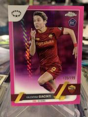 Valentina Giacinti [Pink Prism] #76 Soccer Cards 2022 Topps Chrome UEFA Women's Champions League Prices