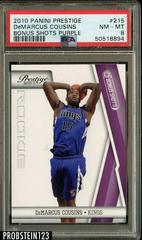DeMarcus Cousins [Bonus Shots Purple] Basketball Cards 2010 Panini Prestige Prices